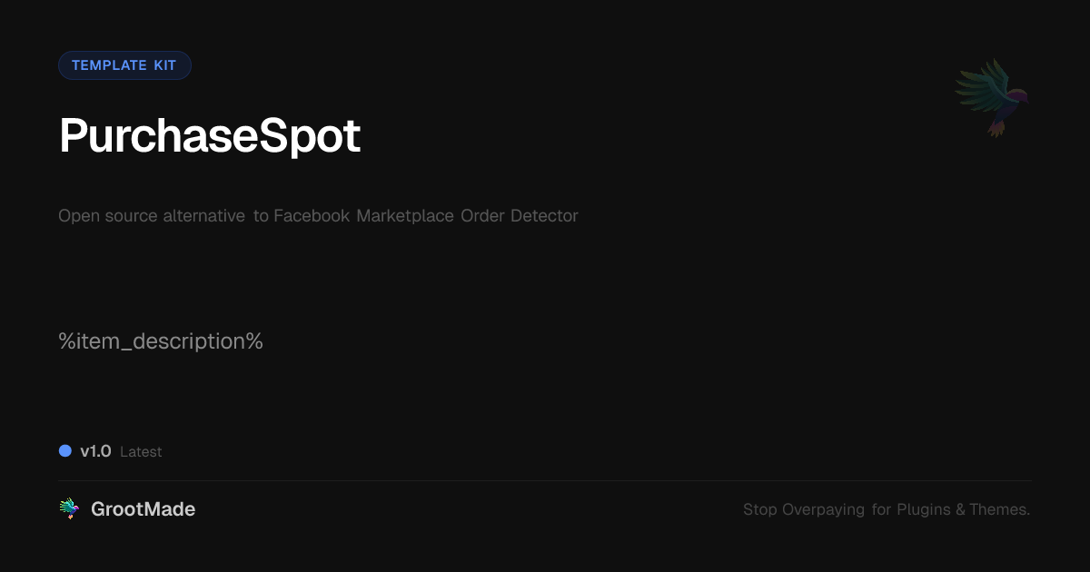 Preview of PurchaseSpot