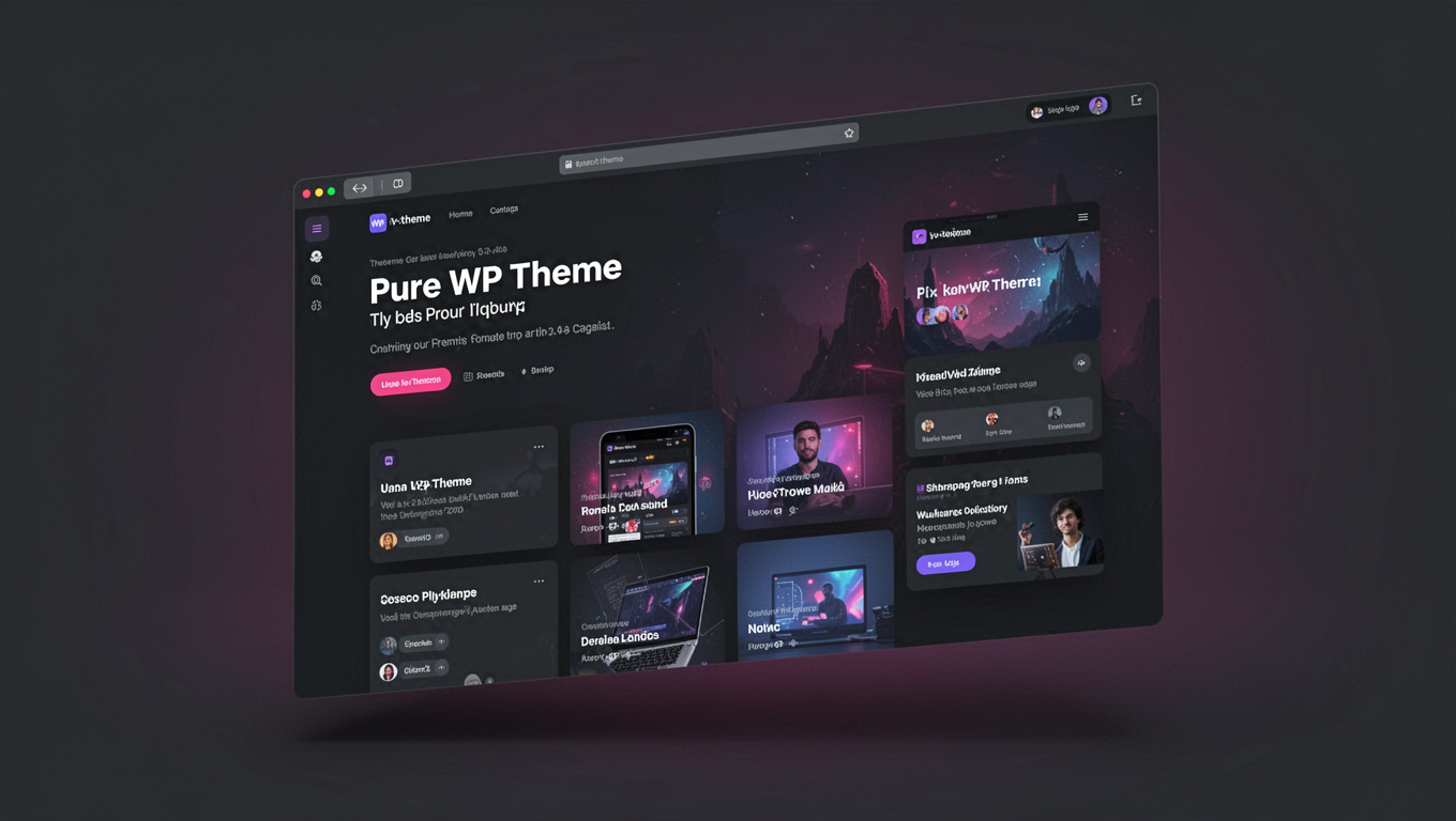 Preview of Pure WP Theme