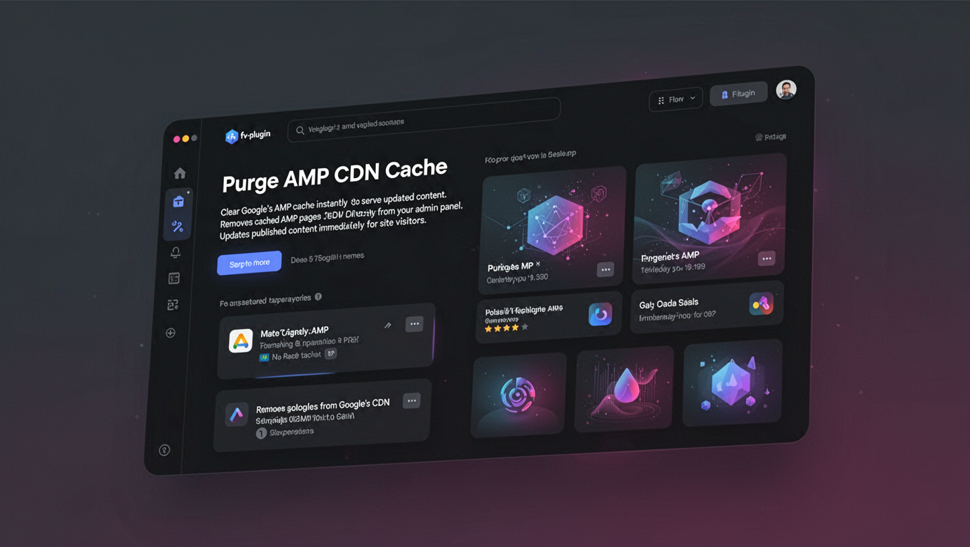 Preview of Purge AMP CDN Cache