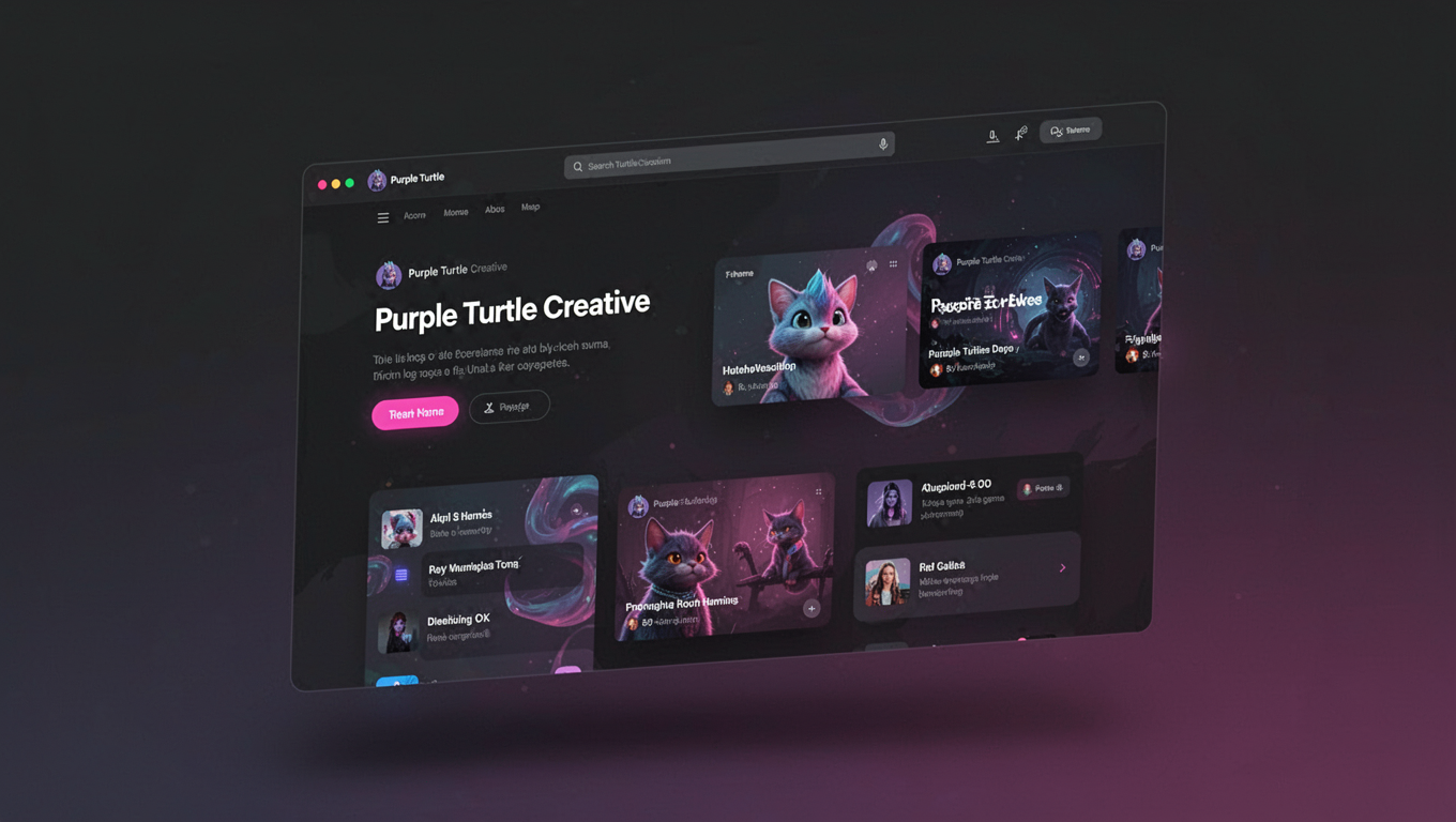 Preview of Purple Turtle Creative