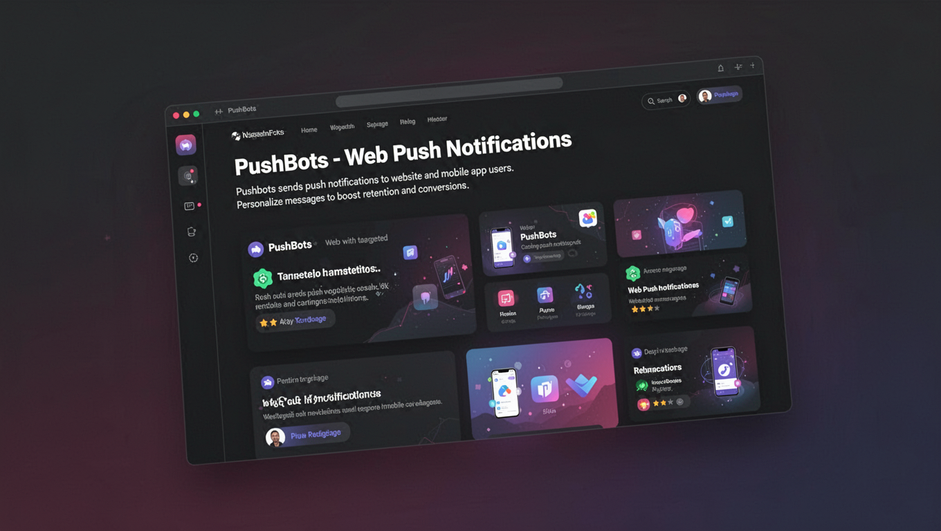 Preview of PushBots - Web Push Notifications