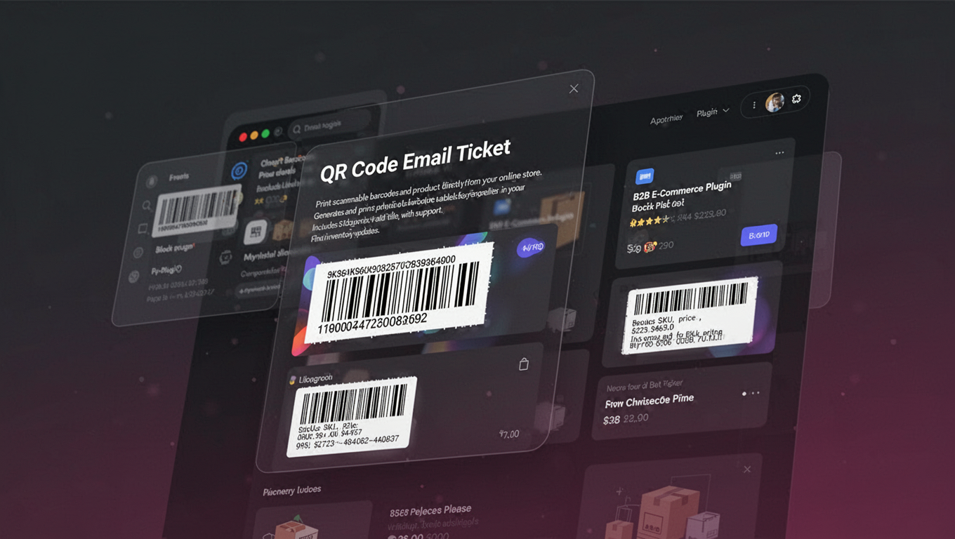 Preview of QR Code Email Ticket