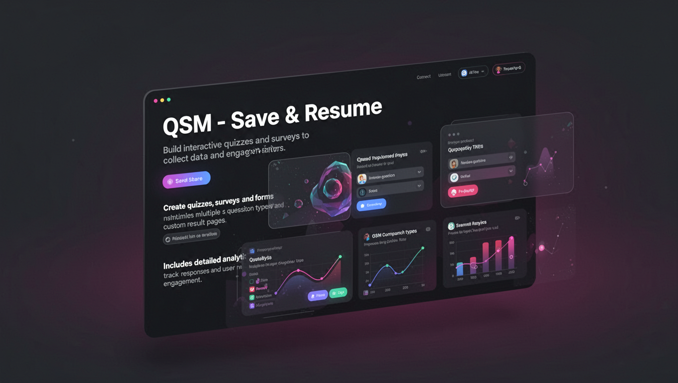Preview of QSM - Save & Resume