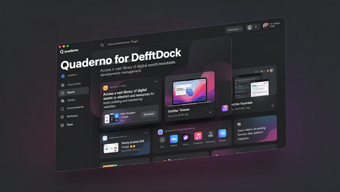 Preview of Quaderno for DeftDock