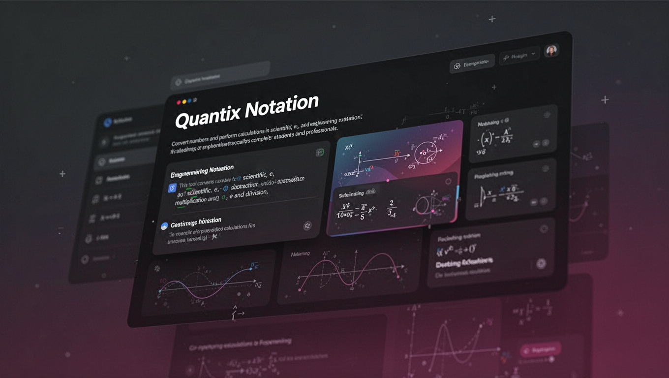 Preview of Quantix Notation