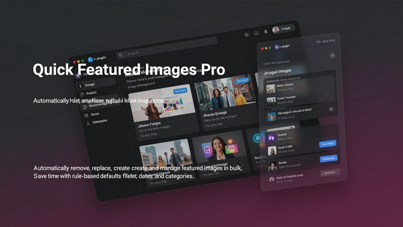 Preview of Quick Featured Images Pro