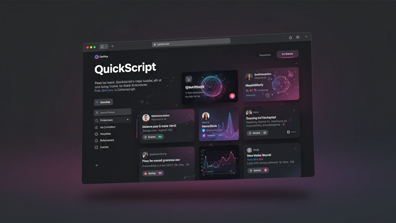 Preview of QuickScript