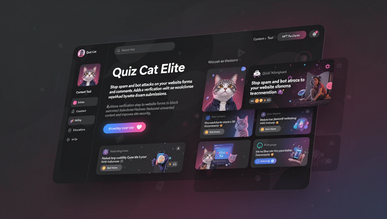 Preview of Quiz Cat Elite