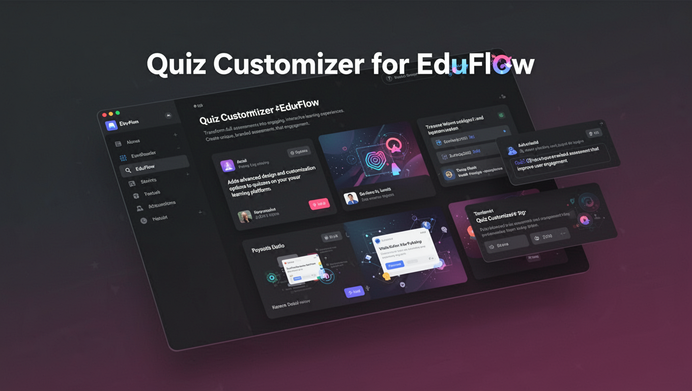 Preview of Quiz Customizer for EduFlow