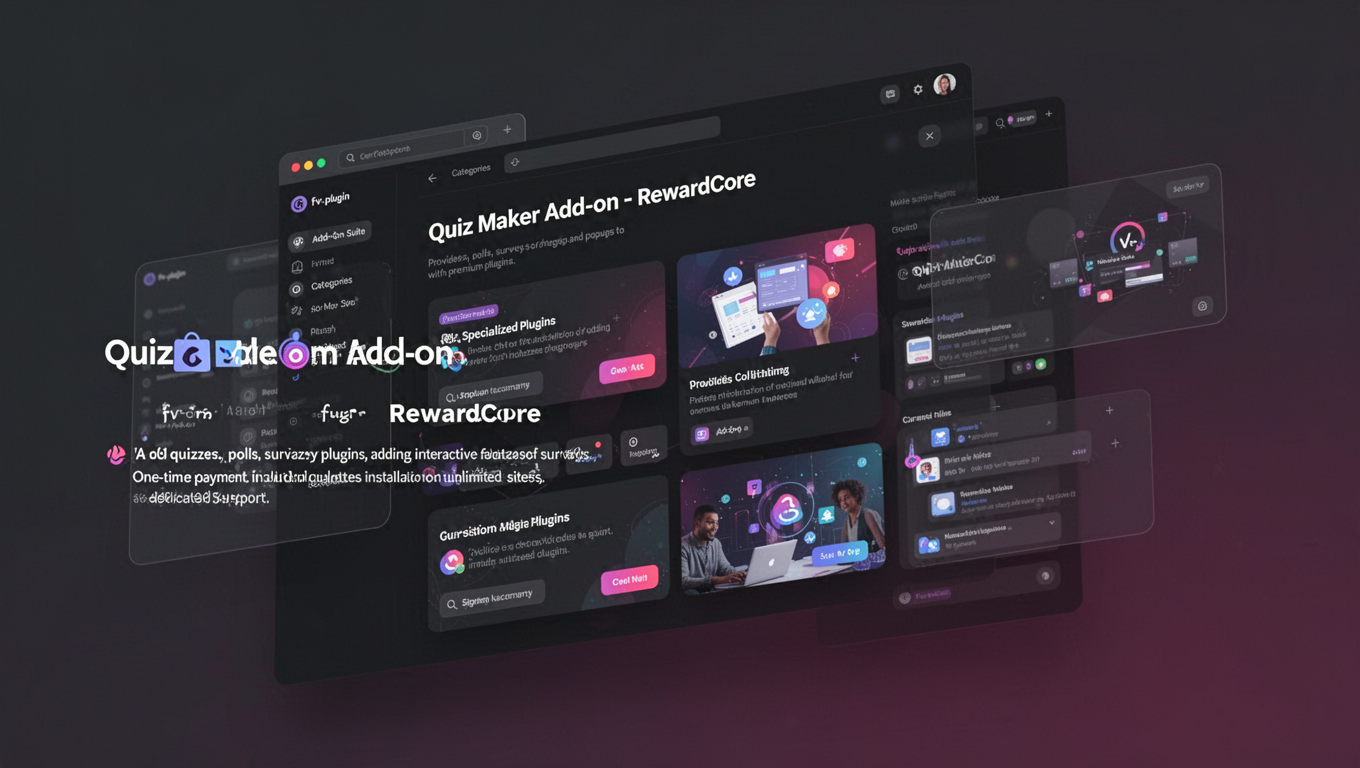 Preview of Quiz Maker Add-on - RewardCore