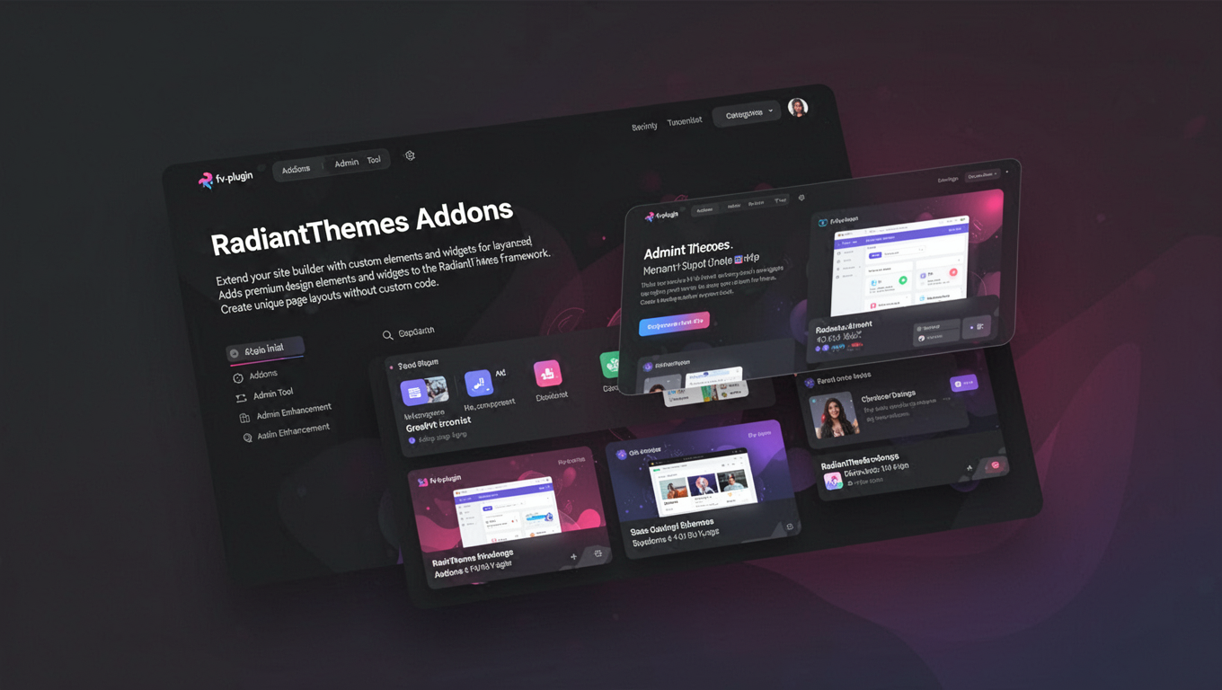 Preview of RadiantThemes Addons