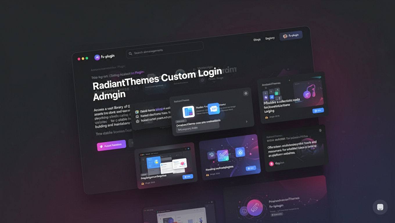 Preview of RadiantThemes Custom Admin Login
