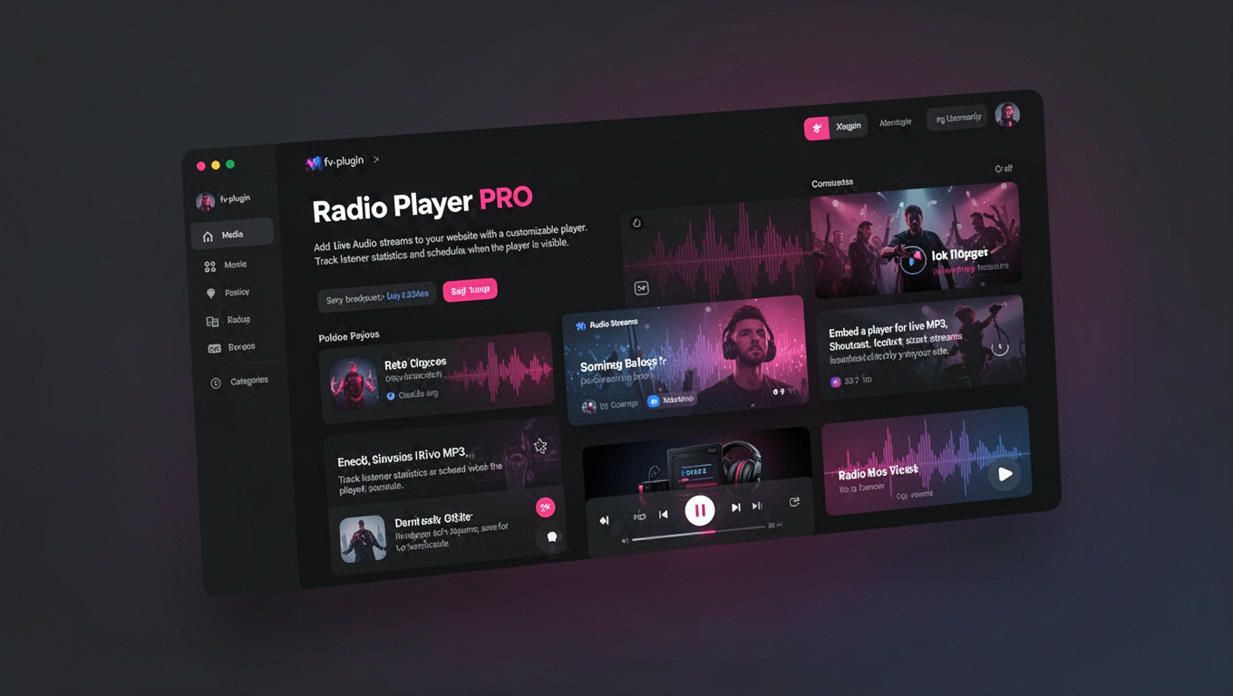 Preview of Radio Player PRO