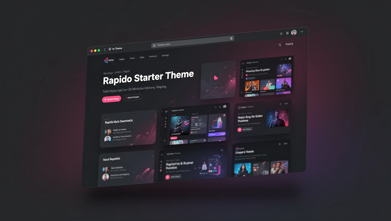 Preview of Rapido Starter Theme