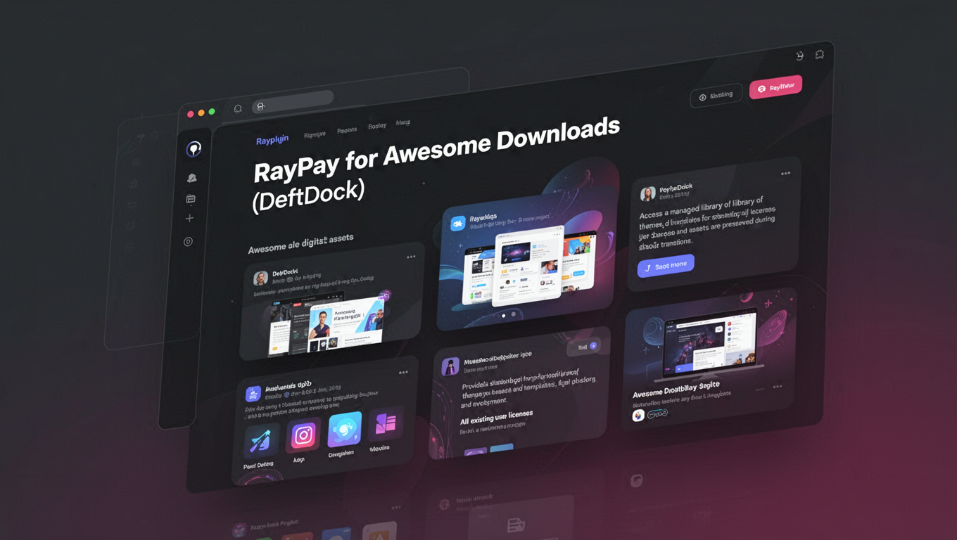 Preview of RayPay for Awesome Downloads (DeftDock)