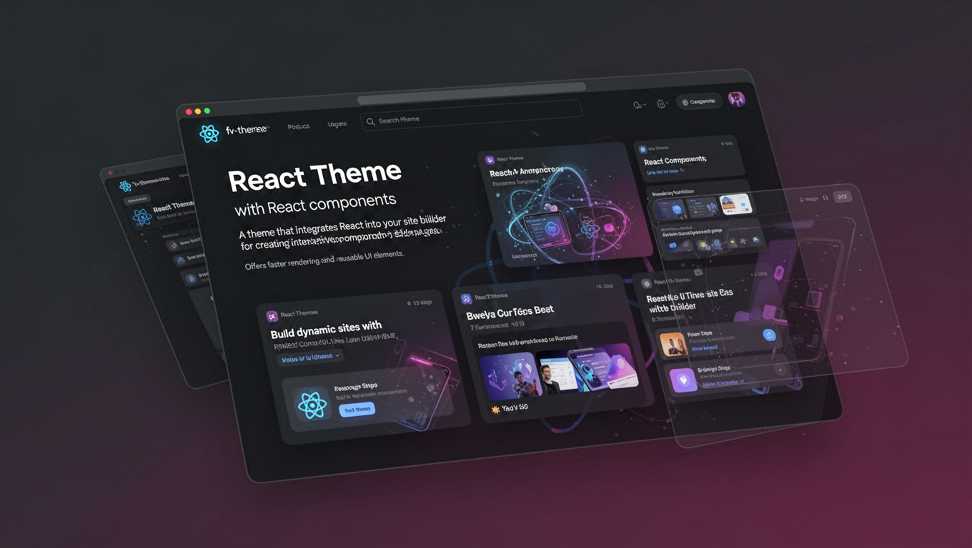 Preview of React Theme