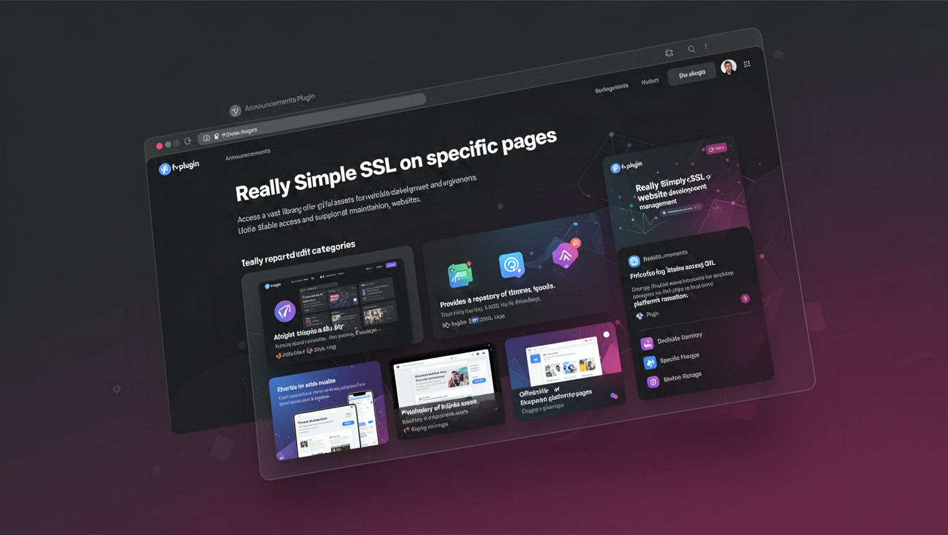 Preview of Really Simple SSL on specific pages