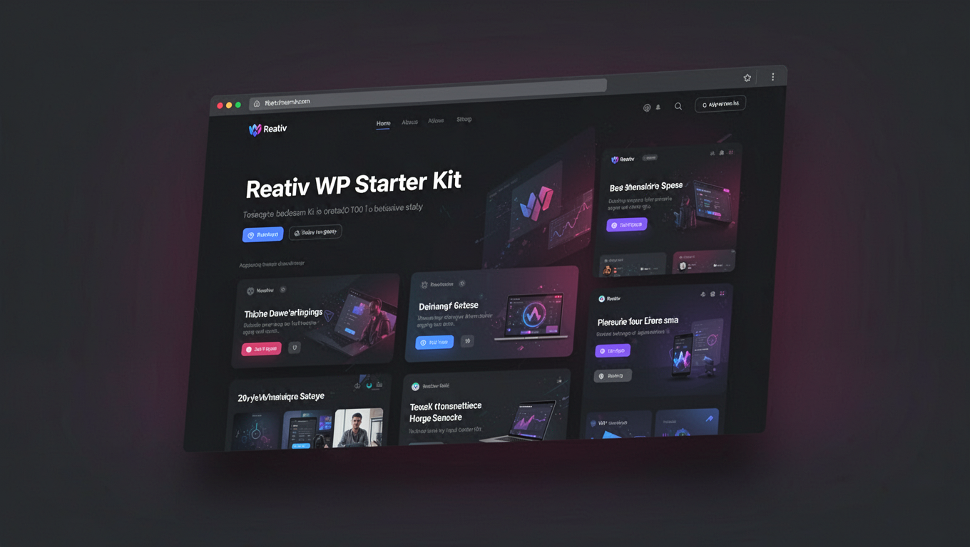 Preview of Reativ WP Starter Kit