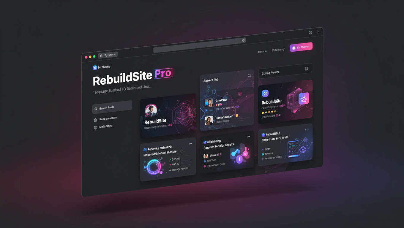Preview of RebuildSite Pro