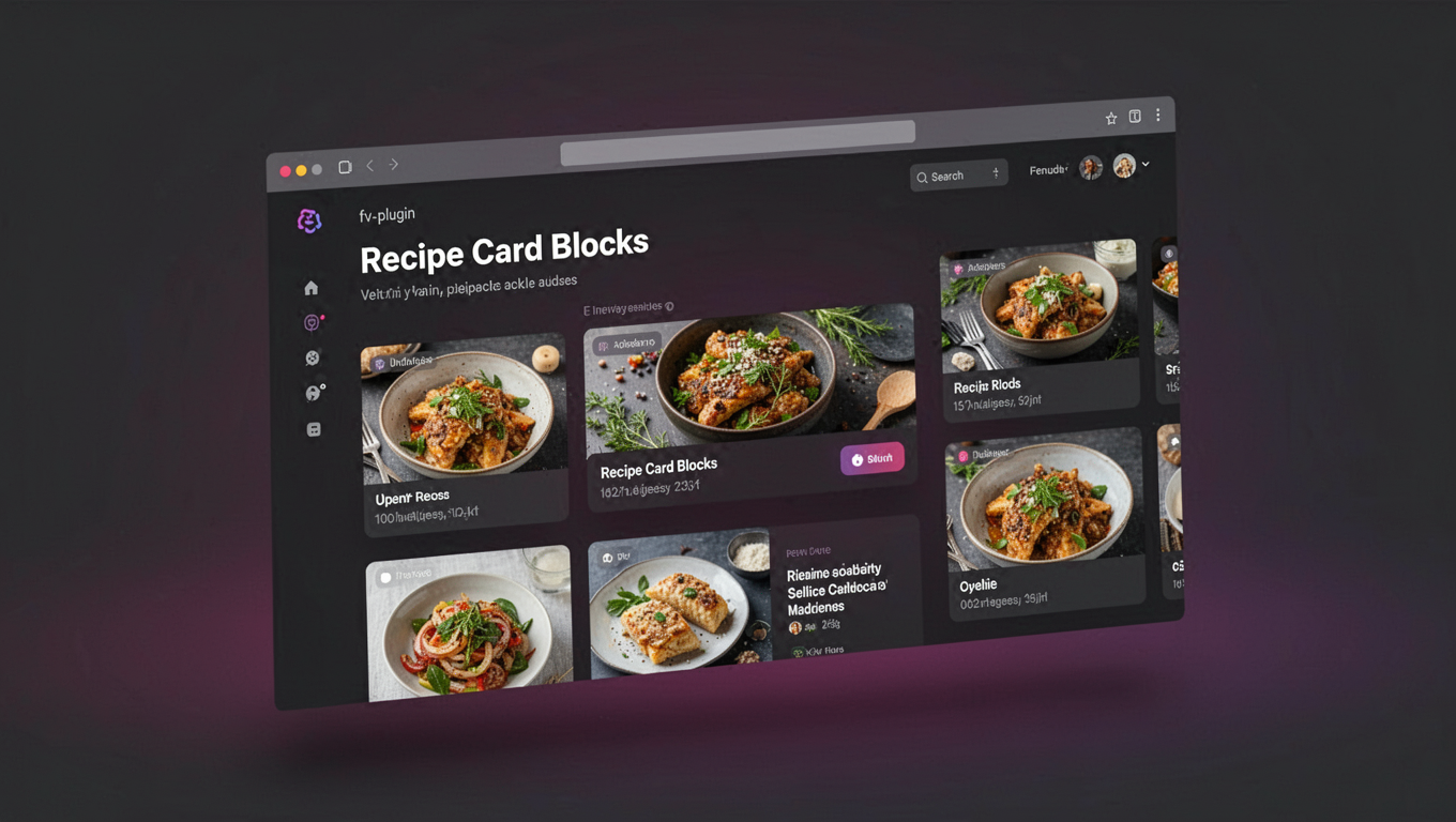 Preview of Recipe Card Blocks