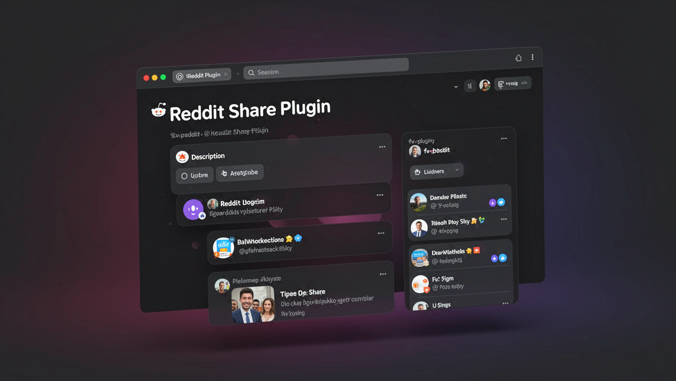 Preview of Reddit Share Plugin