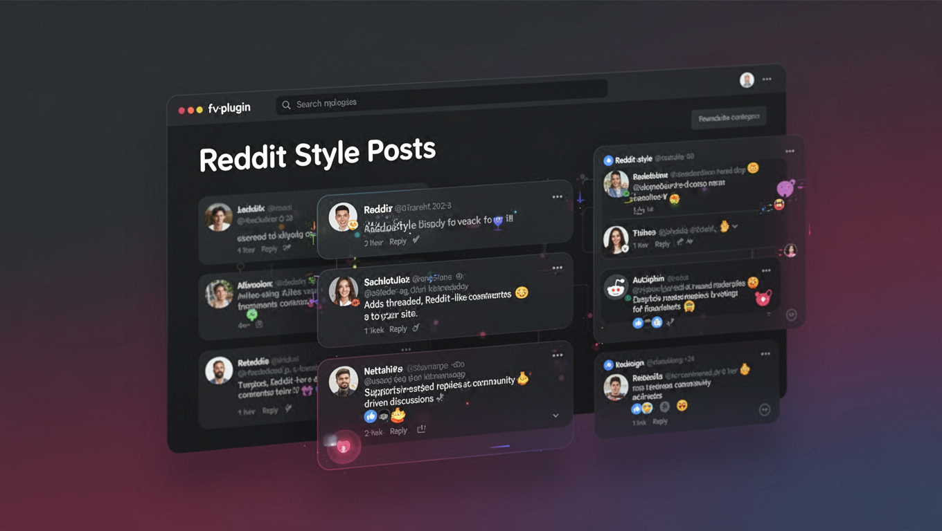 Preview of Reddit Style Posts