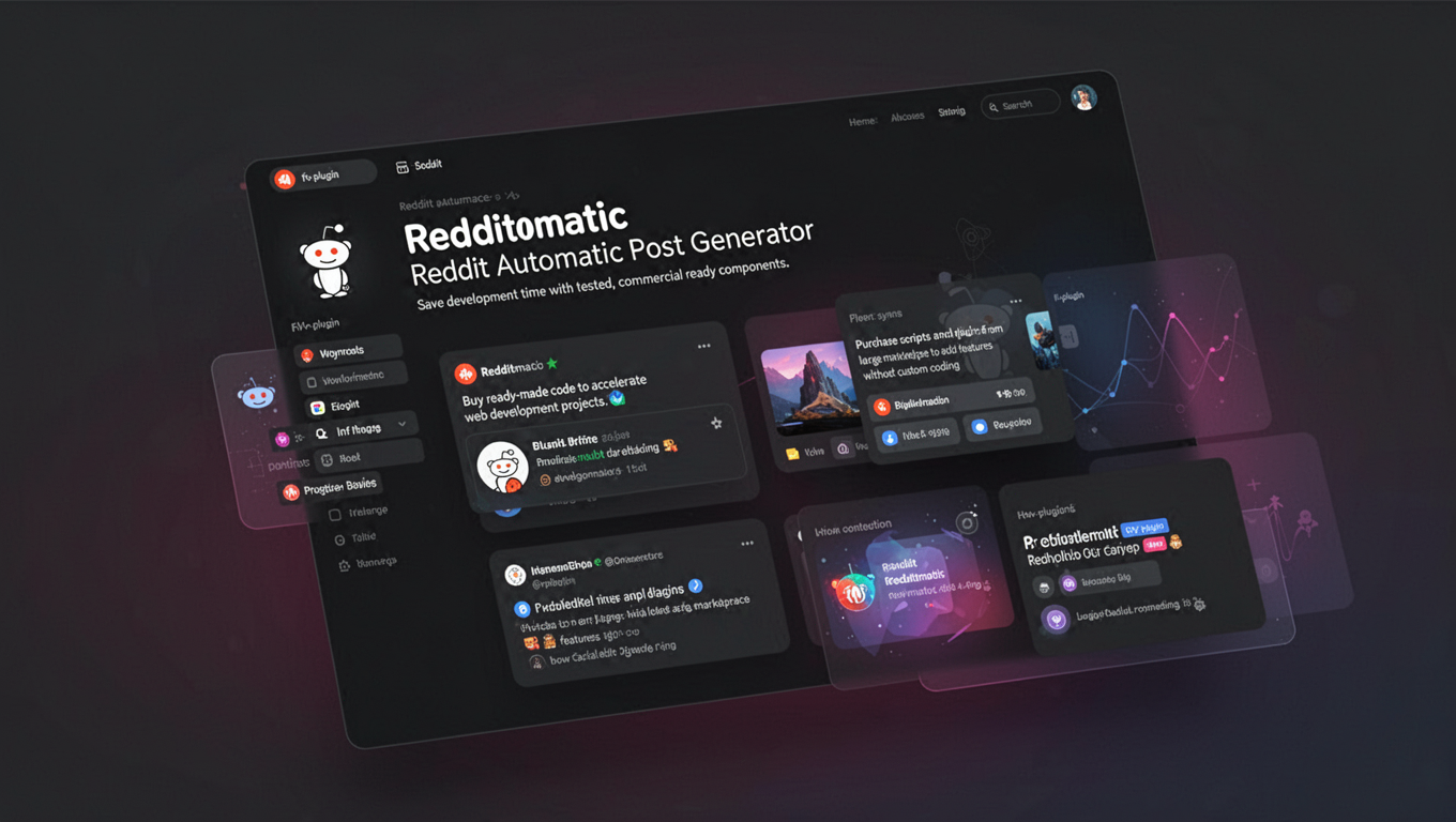 Preview of Redditomatic Reddit Automatic Post Generator