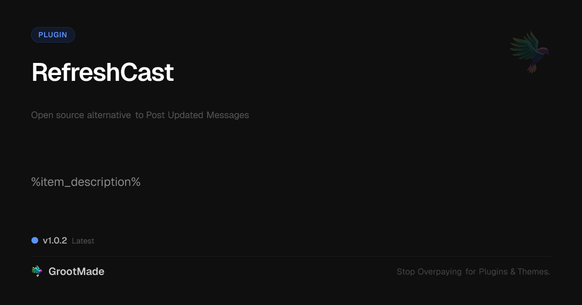 Preview of RefreshCast