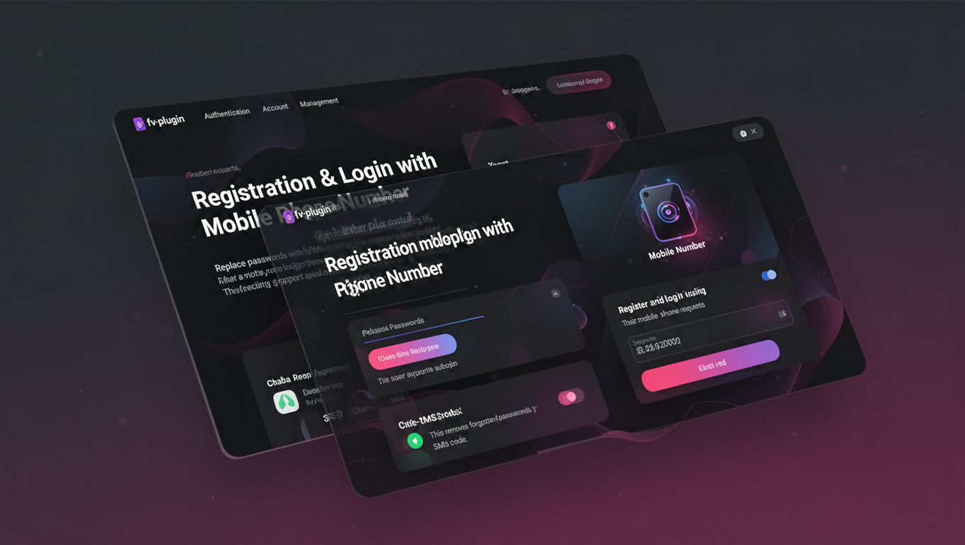 Preview of Registration & Login with Mobile Phone Number