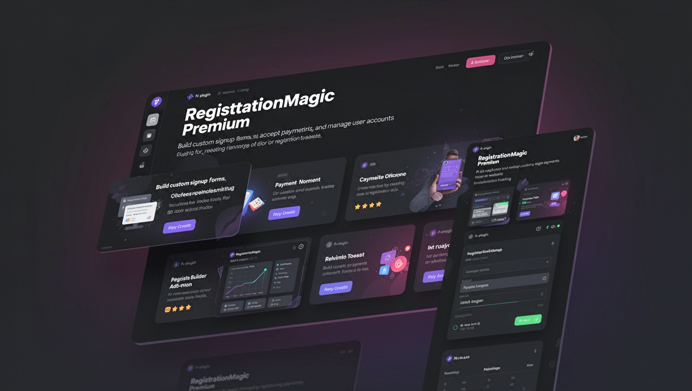 Preview of RegistrationMagic Premium