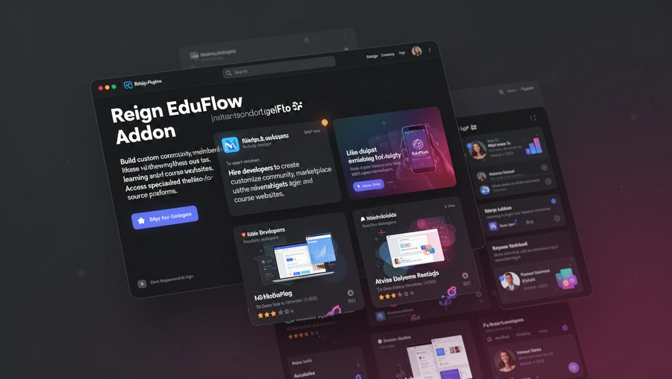 Preview of Reign EduFlow Addon