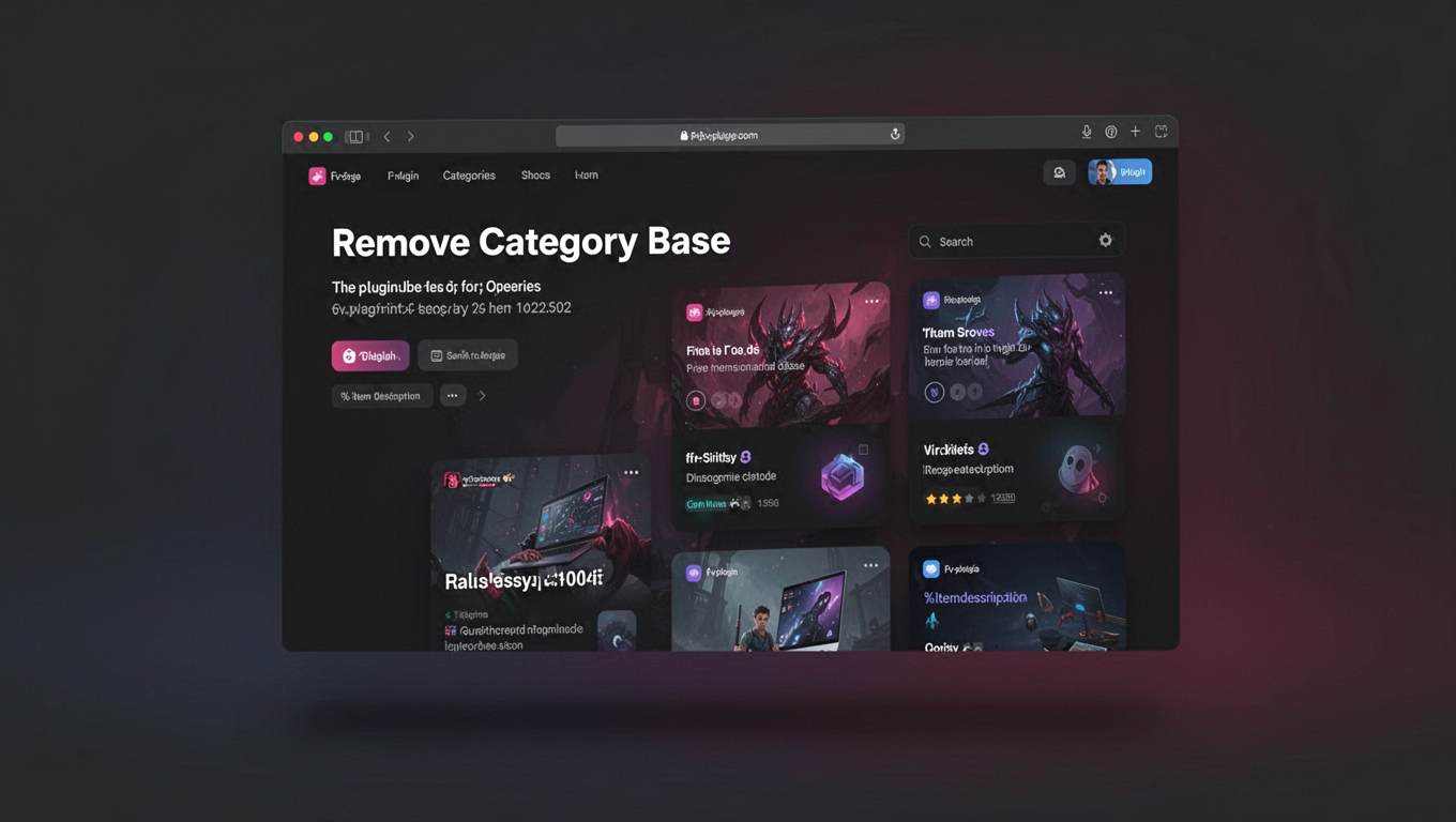Preview of Remove Category Base