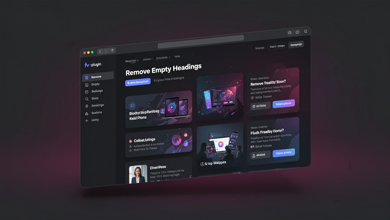 Preview of Remove Empty Headings