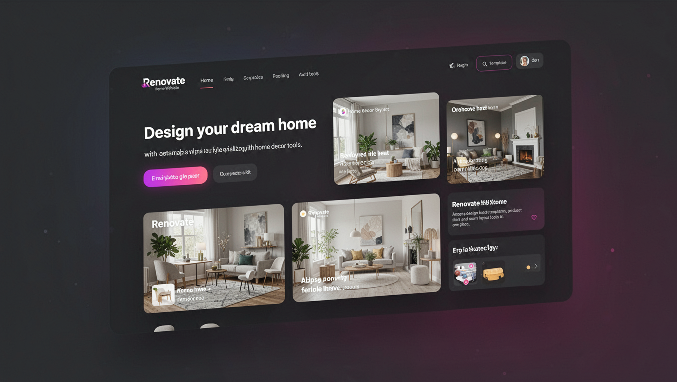 Preview of Renovate - Home Decor Website