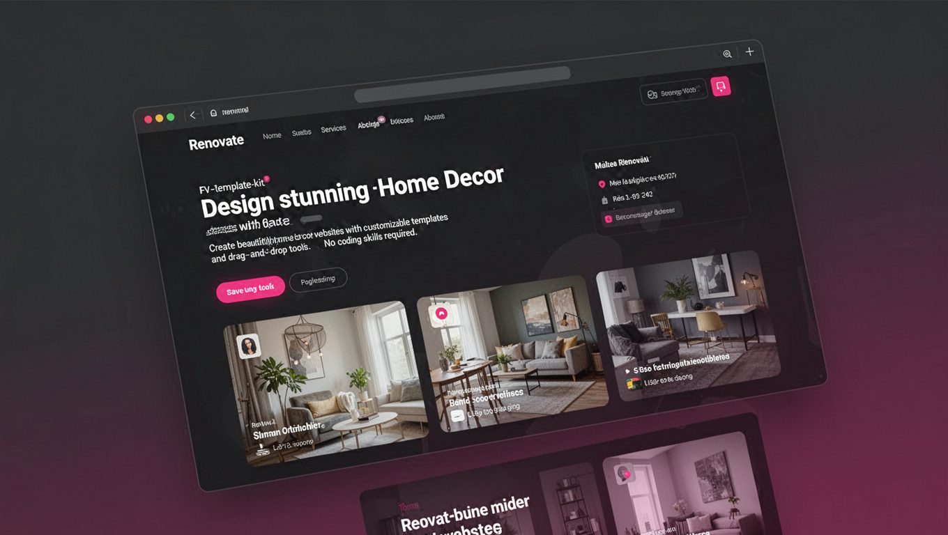 Preview of Renovate - Home Decor Website