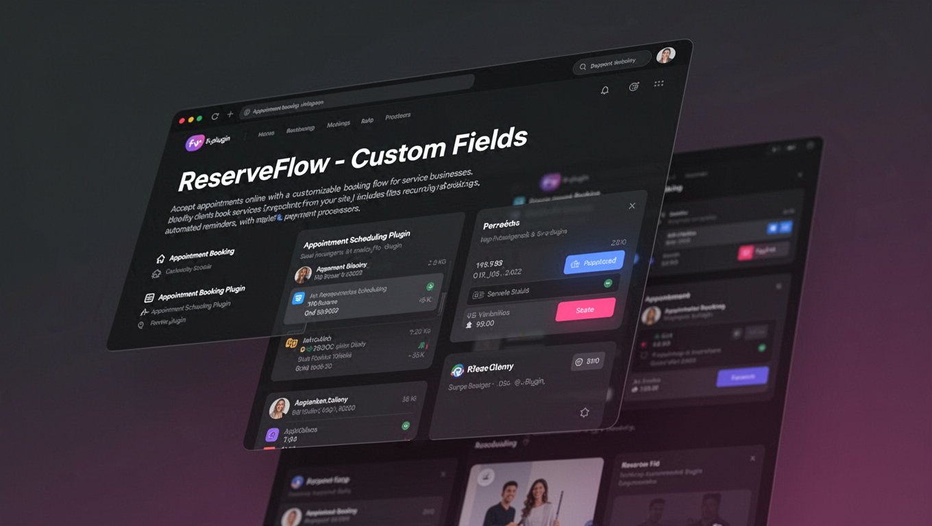 Preview of ReserveFlow - Custom Fields