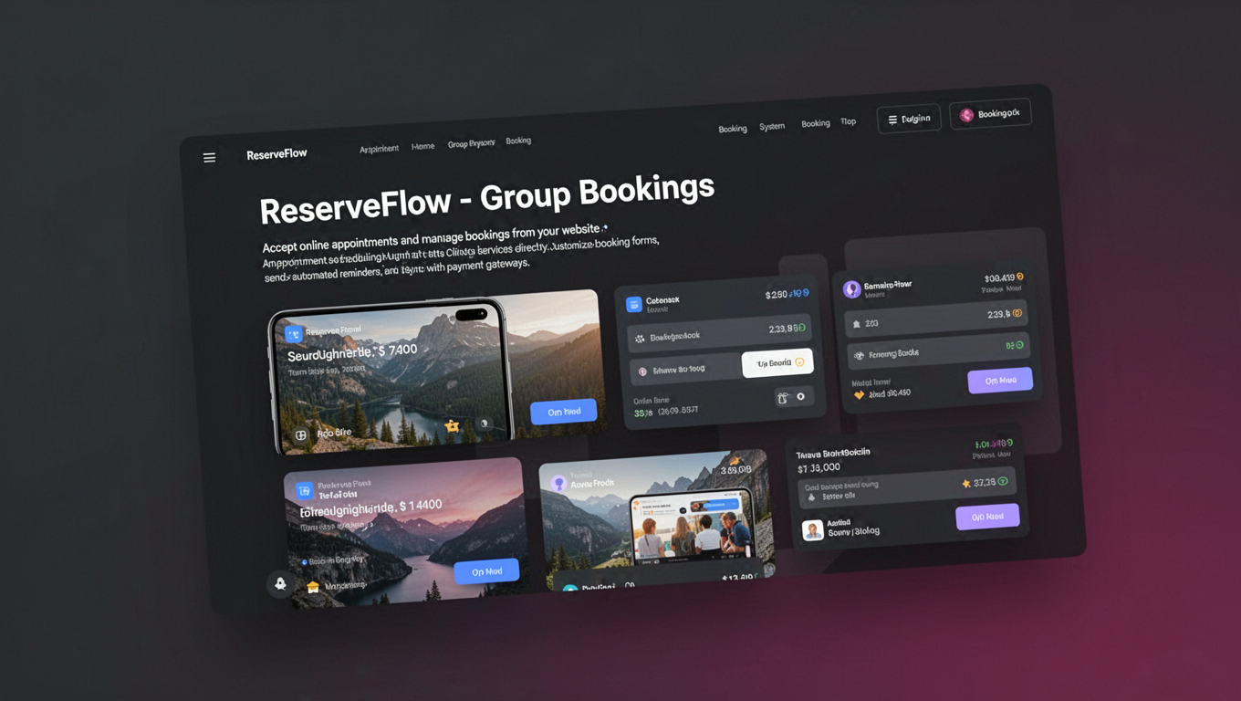 Preview of ReserveFlow - Group Bookings