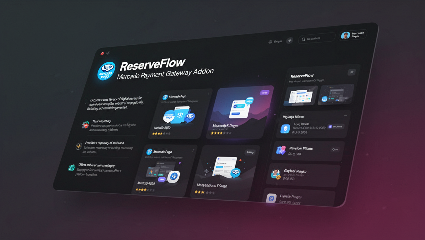 Preview of ReserveFlow - Mercado Pago Payment Gateway Addon