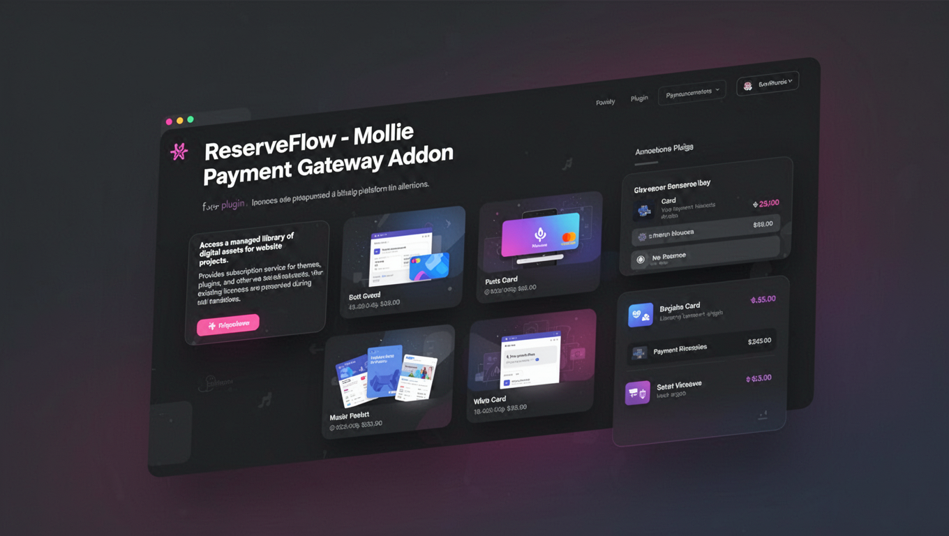 Preview of ReserveFlow - Mollie Payment Gateway Addon