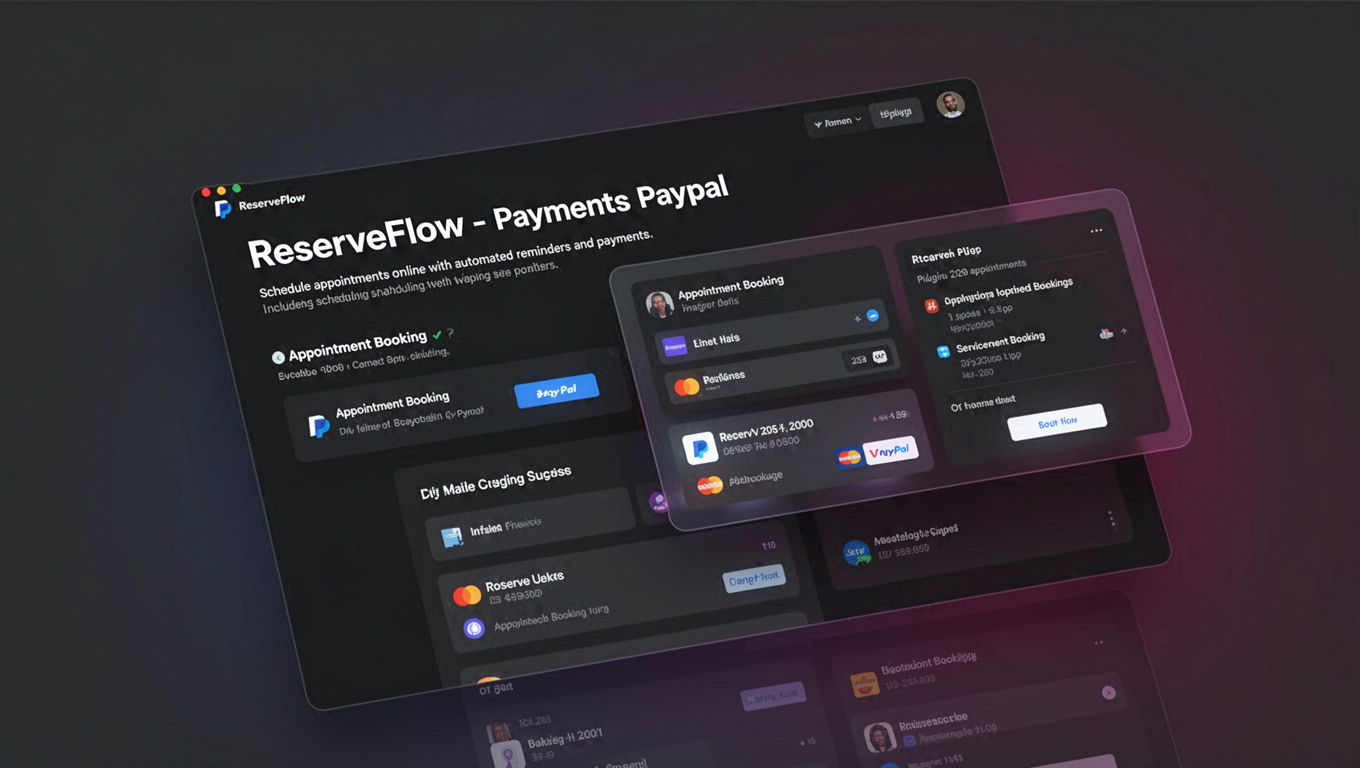 Preview of ReserveFlow - Payments Paypal