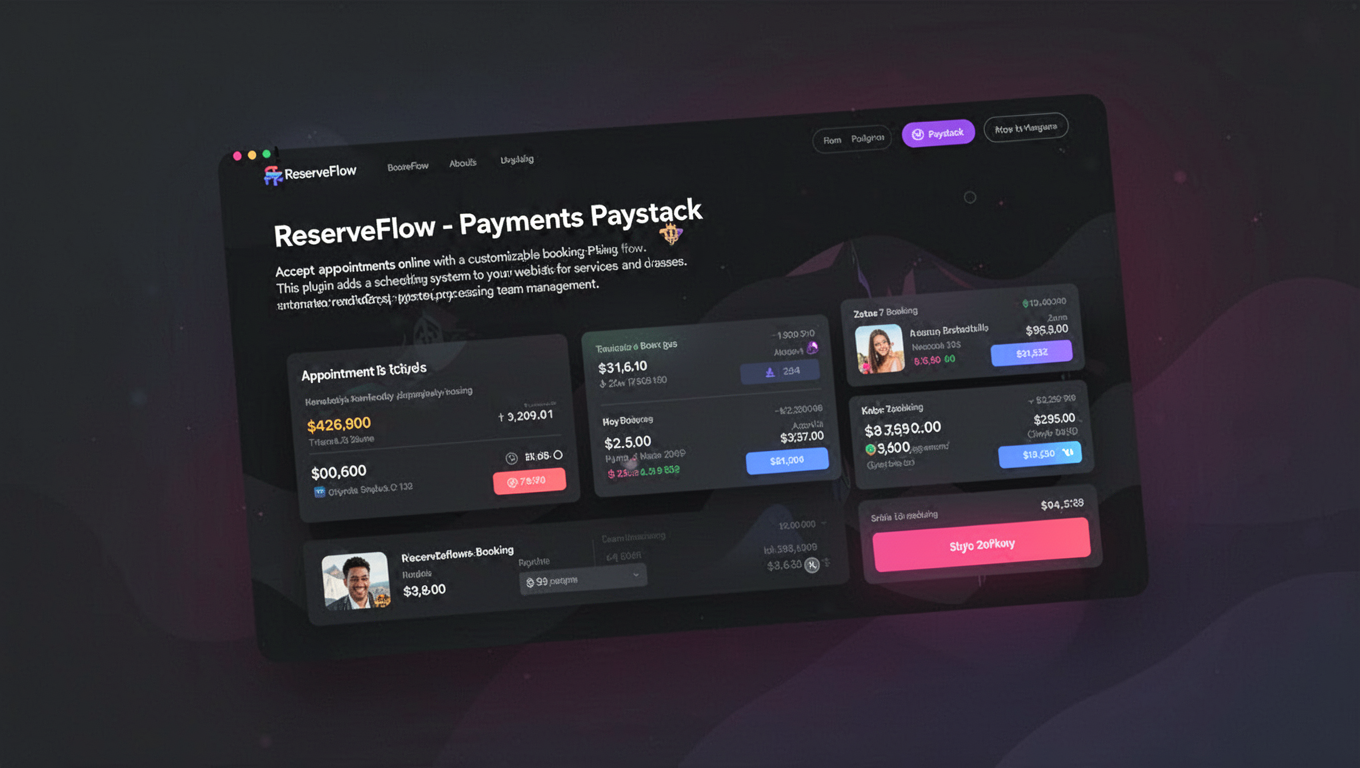 Preview of ReserveFlow - Payments Paystack