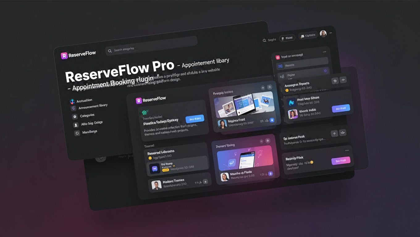 Preview of ReserveFlow Pro - Appointment Booking plugin