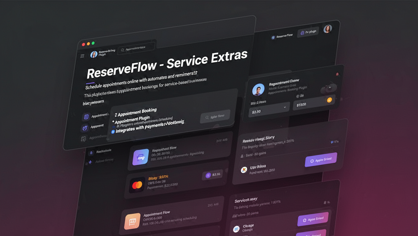 Preview of ReserveFlow - Service Extras