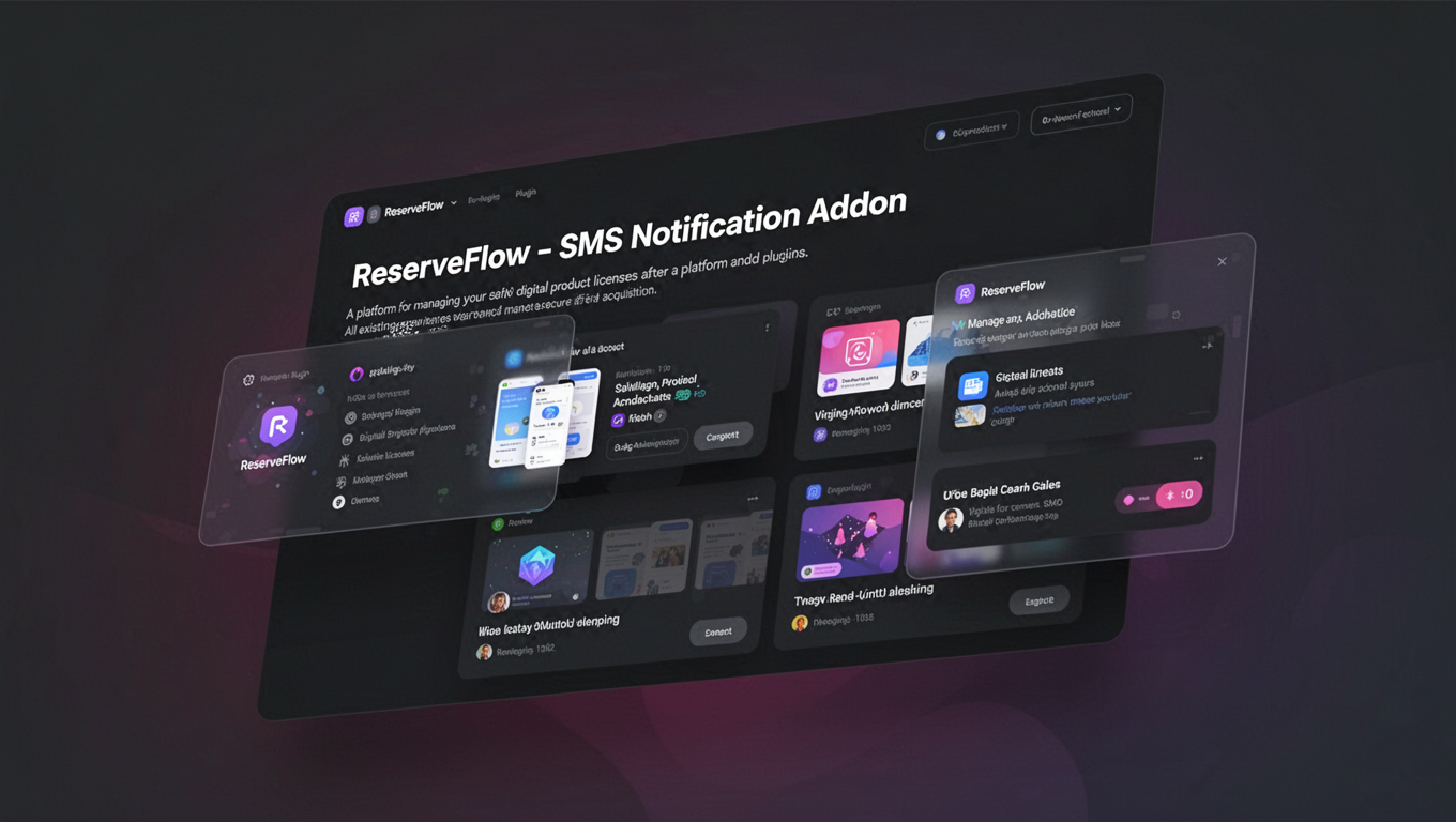 Preview of ReserveFlow - SMS Notification Addon