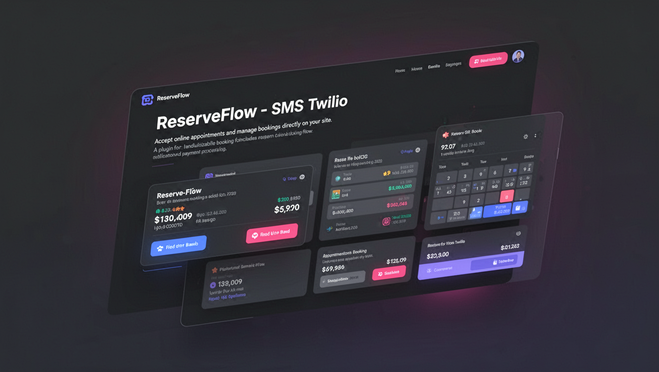 Preview of ReserveFlow - SMS Twilio