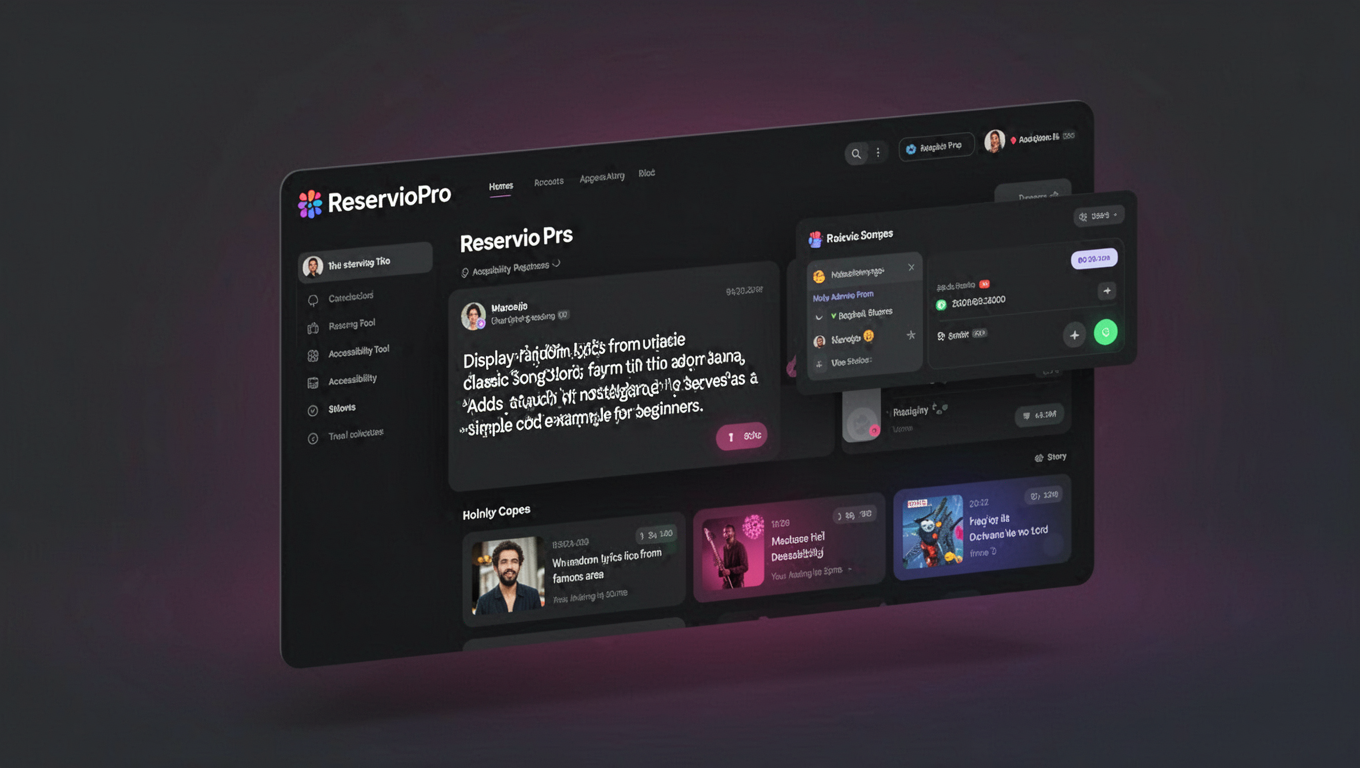 Preview of ReservioPro