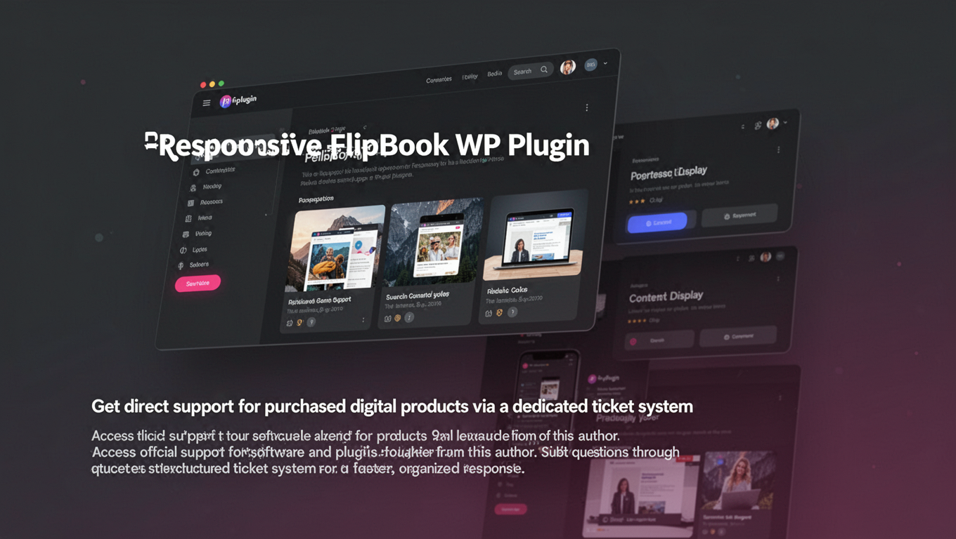 Preview of Responsive FlipBook WP Plugin