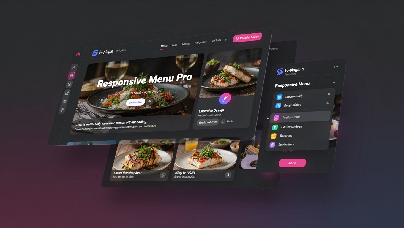 Preview of Responsive Menu Pro