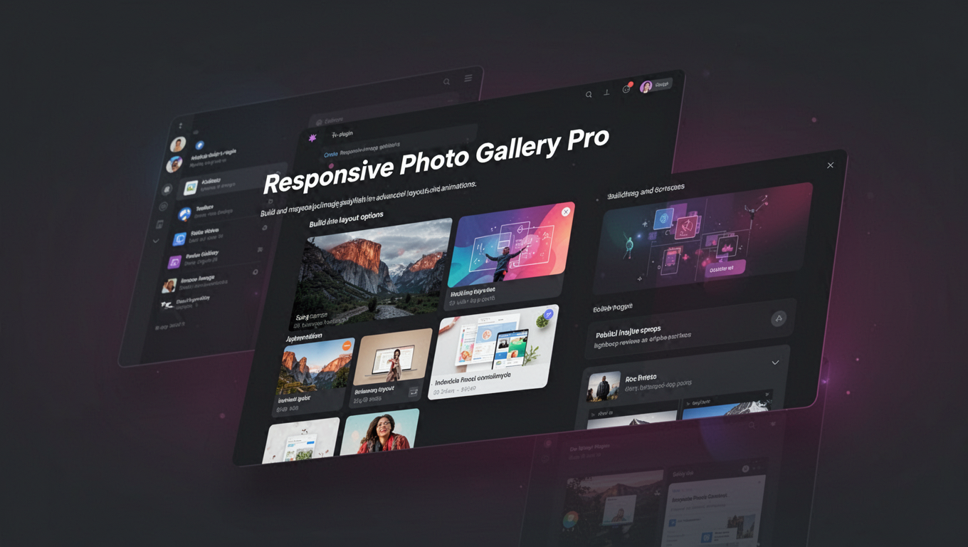 Preview of Responsive Photo Gallery Pro