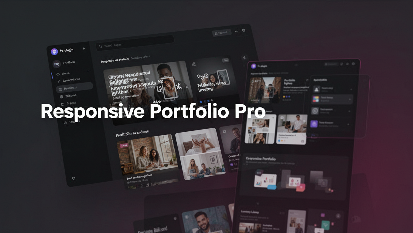 Preview of Responsive Portfolio Pro